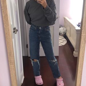 Topshop mom jeans